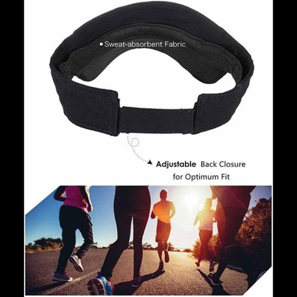 AZJ Sun Visor Hats for Women Men Adjustable UV Protection Outdoor Sports Golf main image 6